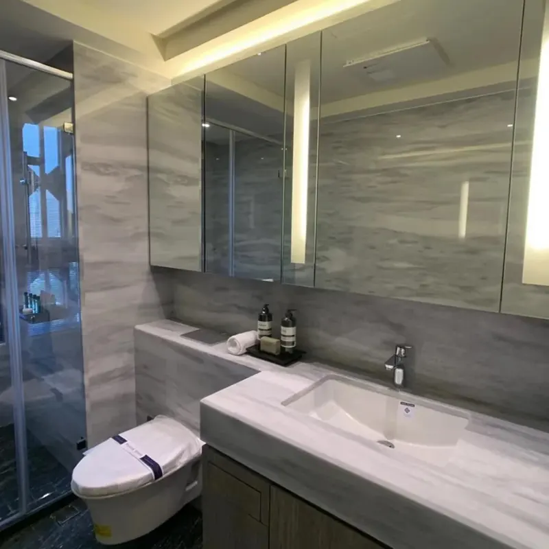 욕실 세면대용 대리석 슬라브가 매일 아침 나를 기쁘게 해줄까요?