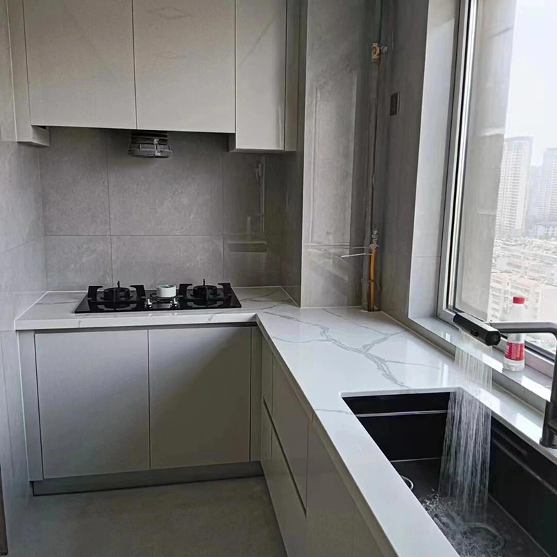 Calacatta White Quartz 조리대