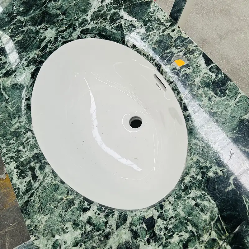 Verde Rameggiato 대리석 세면대